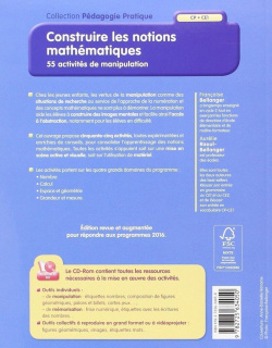 Construire les notions mathématiques (+ CD-Rom) - nouvelle édition conforme aux programmes 2016