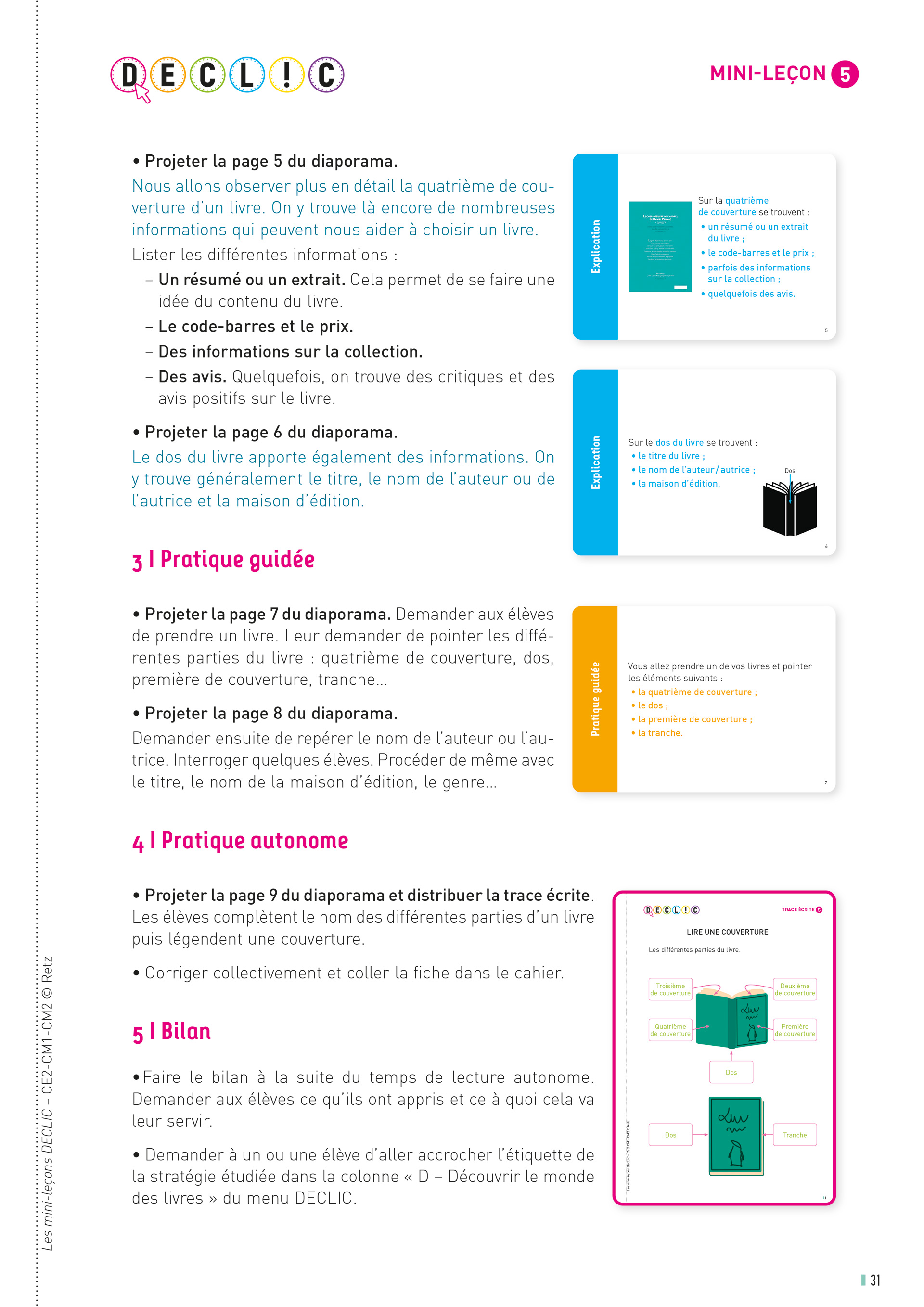 Deuxième page de la mini-leçon