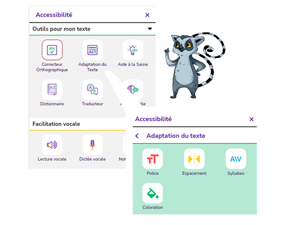 Des outils d’accessibilité