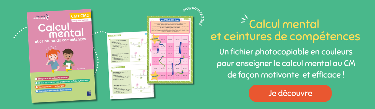 calcul mental CM1 et CM
