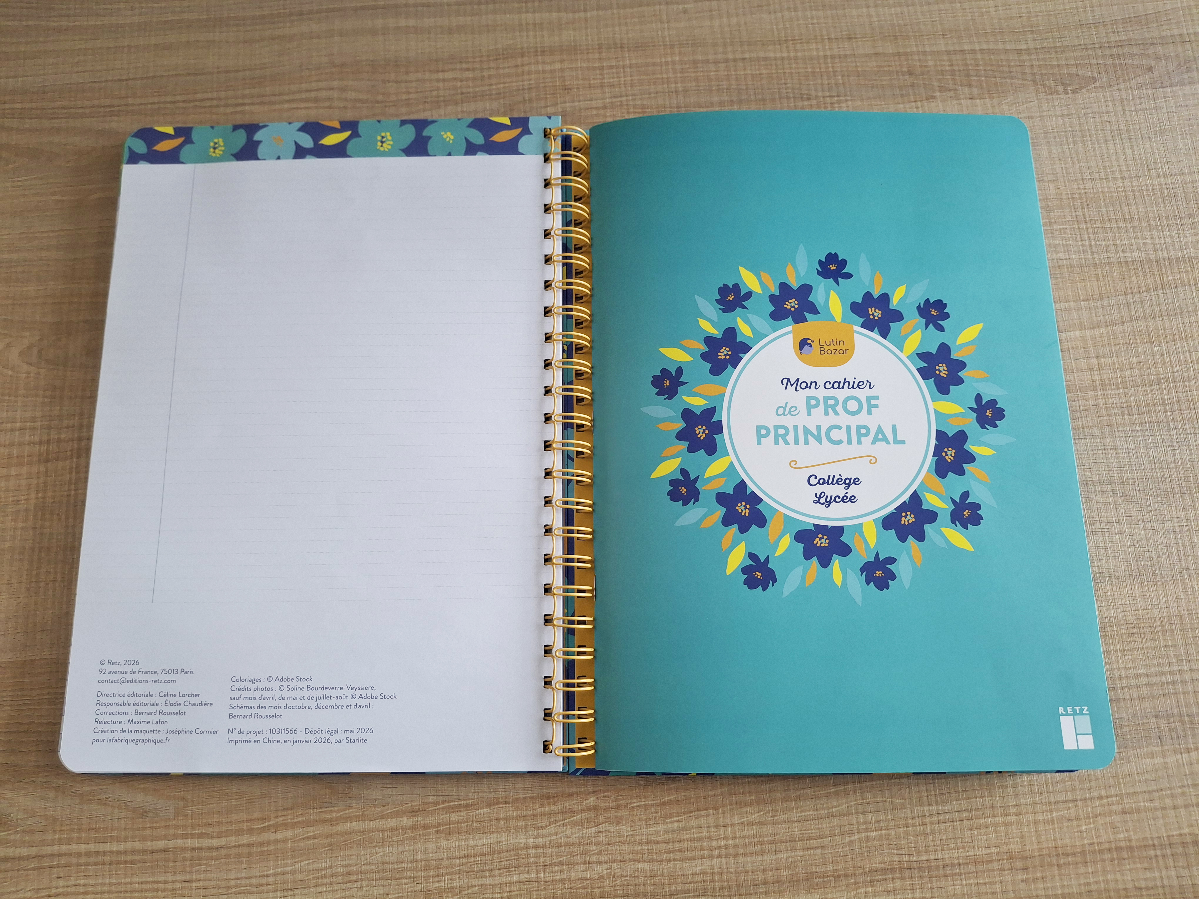 Mon cahier de prof principal