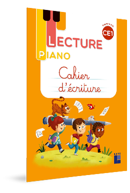 Cahier d'écriture Lecture Piano CE1