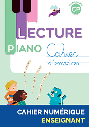 Cahier d'exercices - Manuel numérique enseignant Lecture Piano CP - Édition 2025