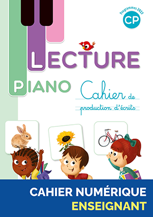 Cahier d'écriture - Manuel numérique enseignant Lecture Piano CP - Édition 2025