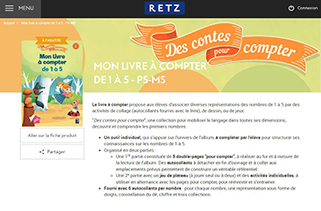 Des contes pour compter PS-MS