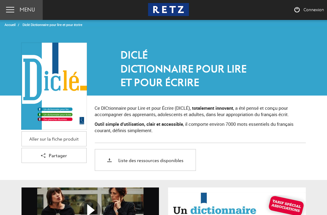 DICLÉ : Dictionnaire pour Lire et pour Écrire