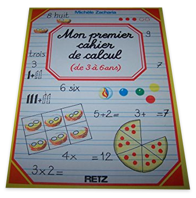 Mon premier cahier de calculs 3-6 ans