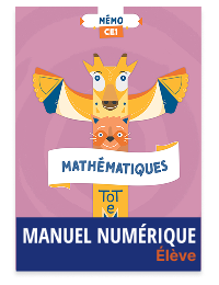 Manuel numérique Élève - Mémo CE1