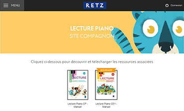 Méthode de lecture - Lecture Piano CP et CE1 - le site compagnon Retz réservé aux enseignants