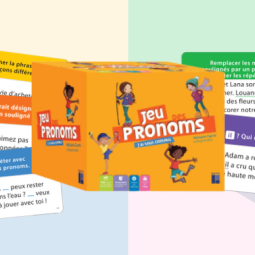 Visuel de présentation de la boite "Jeux des pronoms"