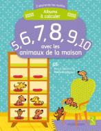 Couverture de 5, 6, 7, 8, 9, 10 avec les animaux de la maison