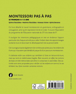 Montessori Pas à Pas : Français 6-12 ans