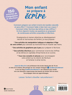 Mon enfant se prépare à écrire - 150 activités de manipulation et  d'écriture - De 1 à 6 ans - Ouvrage papier