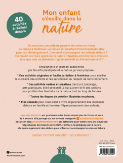 Mon enfant s'éveille dans la nature - 40 activités à réaliser dehors - de 3 à 10 ans