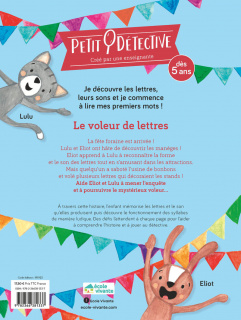 Le voleur de lettres - Une aventure pour découvrir les lettres et leurs sons - À partir de 5 ans