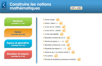 Construire les notions mathématiques (+ CD-Rom) - nouvelle édition conforme aux programmes 2016