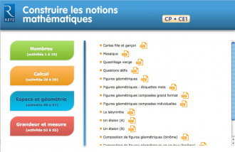 Construire les notions mathématiques (+ CD-Rom) - nouvelle édition conforme aux programmes 2016