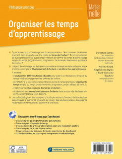 Organiser les temps d'apprentissage en maternelle (+ CD Rom)