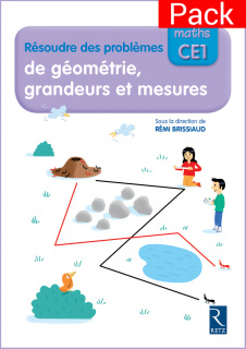 J'apprends les maths CE1 - Cahier Résoudre des problèmes de géométrie, grandeurs et mesures  Pack de 10