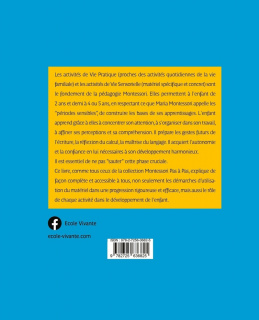 Montessori Pas à Pas - Vie pratique et vie sensorielle / 2-6 ans