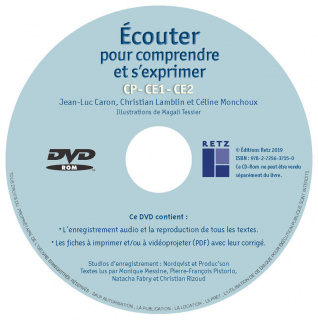 Écouter pour comprendre et s'exprimer - CP-CE1-CE2 (+ CD-Rom / téléchargement) 