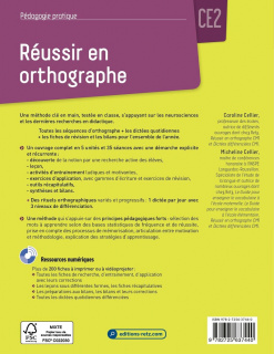 Réussir en orthographe CE2 (+ ressources numériques)