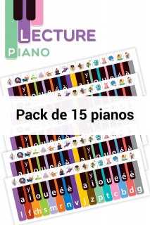 Lecture Piano CP - Pack de 15 pianos