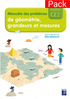 J'apprends les maths CE2 - Cahier résoudre des problèmes de géométrie, grandeurs et mesures - Pack de 10 ex