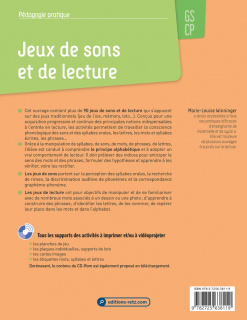 Jeux de sons et de lecture GS-CP ( + CD-Rom/Téléchargement )