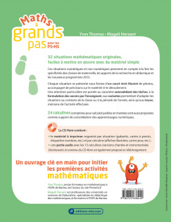 Maths à grands pas PS MS (+ CD-Rom/Téléchargement)