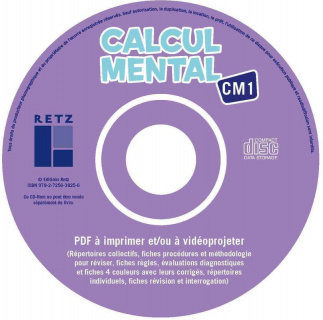 Calcul mental CM1 (+ CD Rom / Téléchargement)