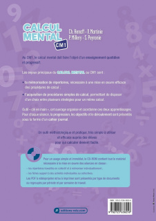 Calcul mental CM1 (+ CD Rom / Téléchargement)