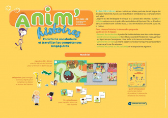 Anim'histoires Maternelle PS-MS-GS + enseignement spécialisé/remédiation -  Matériel