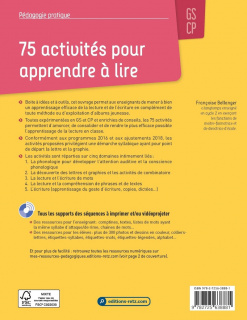 75 activités pour apprendre à lire GS-CP (+ ressources numériques)