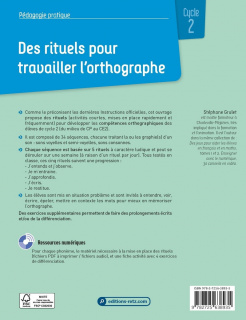 Des rituels pour travailler l'orthographe - Cycle 2 (+ ressources numériques)