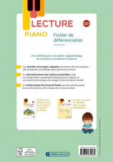 Lecture Piano CE1 - Fichier de remédiation / différenciation