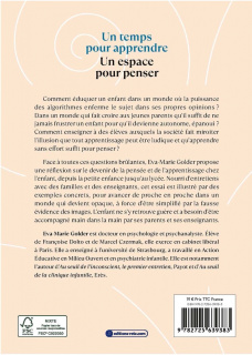 Un temps pour apprendre - Un espace pour penser