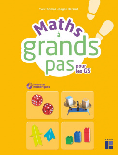 Maths à grands pas pour les GS (+ CD ROM / téléchargement)