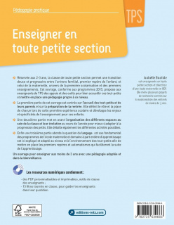 Enseigner en toute petite section (+ Ressources numériques)