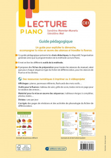 Lecture Piano CE1 - Guide pédagogique (+ ressources numériques)