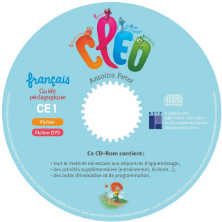 CLÉO Guide pédagogique CE1 pour le fichier et le fichier Dys / École inclusive + CD-ROM - Edition 2020
