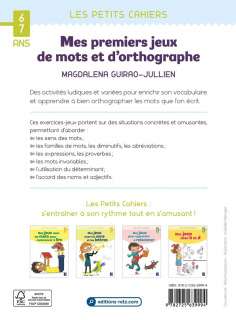 Mes premiers jeux de mots et d'orthographe - 6-7 ans