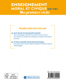 Enseignement moral et civique CE1-CE2 : Mes premiers récits