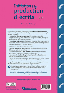 Initiation à la production d'écrits CP (+ ressources numériques)