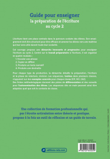 Guide pour enseigner la préparation de l'écriture au cycle 2