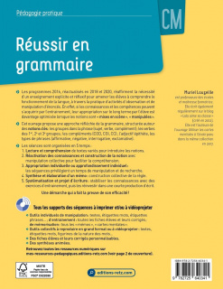 Réussir en grammaire au CM (+ ressources numériques)