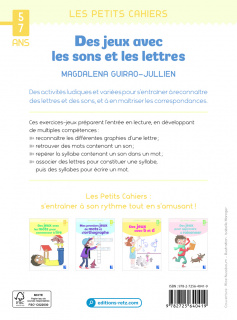 Apprendre à lire Lecture et Ecriture Grande Section et CP 5 - 7 ans: Cahier  d'exercices éducatif Maternelle GS CP, Associer les sons aux lettres, Lire