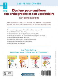 Des jeux pour améliorer son orthographe et son vocabulaire - 8-9 ans