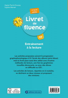 Méthode de lecture - À l'école des albums CP - Livret de fluence - Série bleue