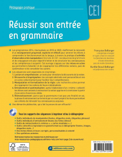 Réussir son entrée en grammaire CE1 (+ ressources numériques)